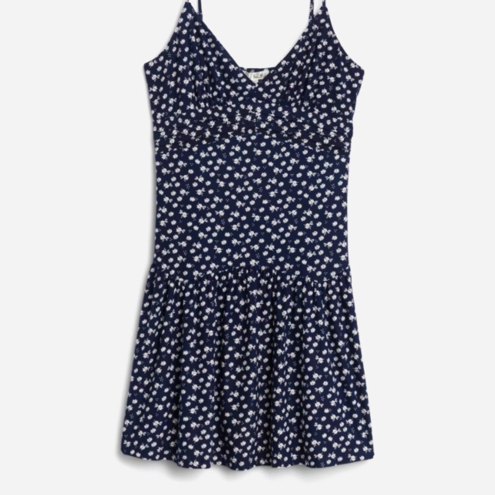 Nine Britton navy blue sundress size medium NWT